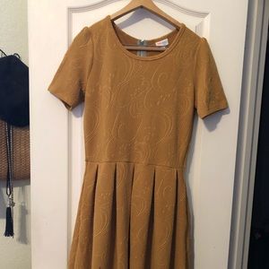LuLaRoe Mustard Dress size Large